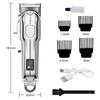 Hair Clipper Digital Display Electric Hair Clipper Professional Carving Oil Head Push Multifunctional Electric Clipper Rechargeable