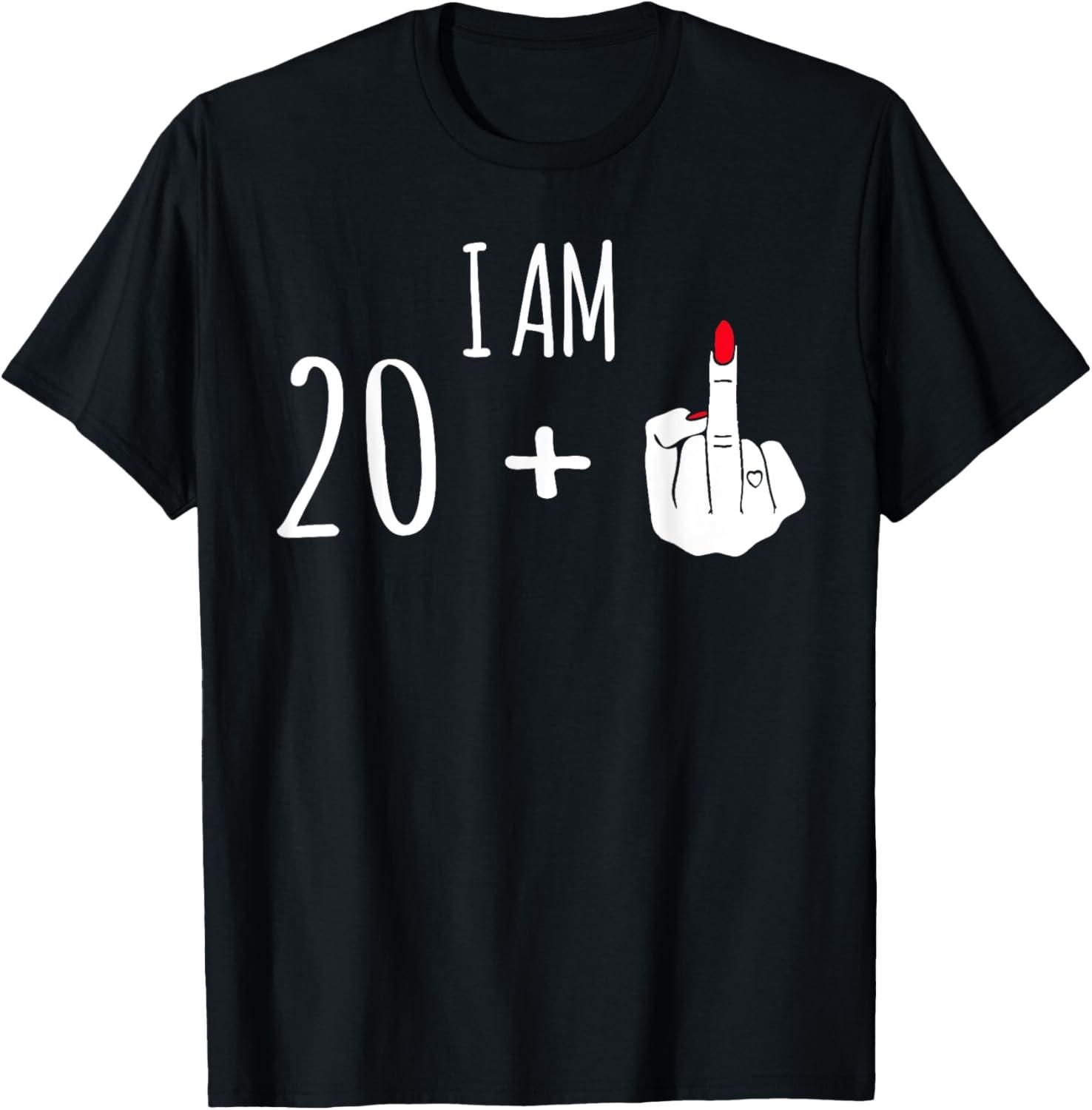 I Am 20 Plus 1 Funny 21st Birthday Saying Men Women T-Shirt S разноцветный