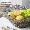 PET Light Luxury Transparent Petal Fruit Plate