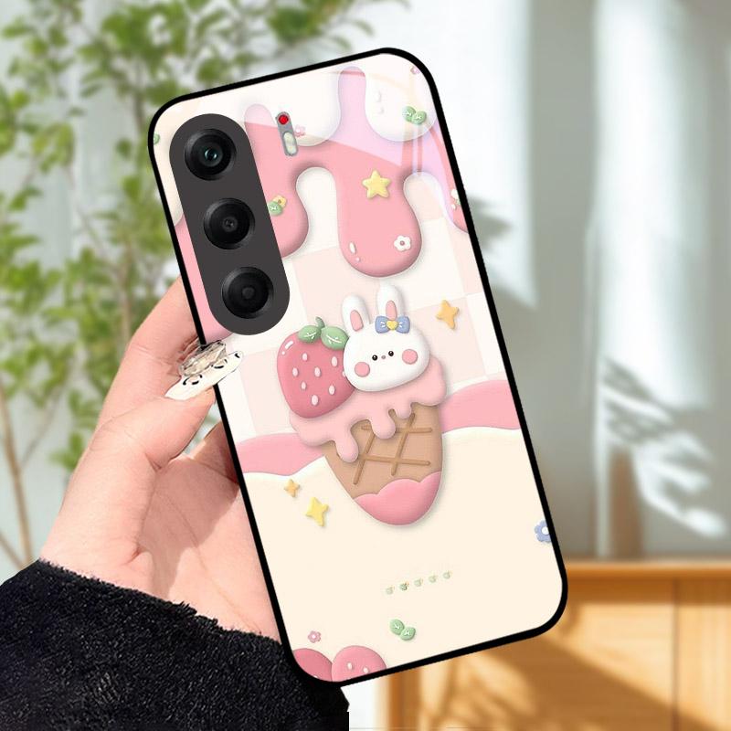 For Tecno Camon 40 Pro 4G Phone Case Lens Protection Bumper For TECNO Camon40 Pro 40Pro 4G Tempered Glass Back Cover Fundas Capa