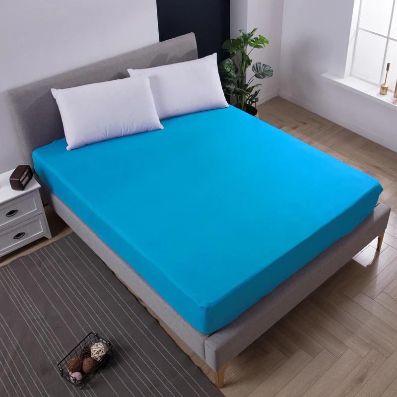 Super wasserdichtes Bett-Spannbetttuch, Matratzen-Einzel-Doppelbett-Matratzenschutzbezug, weiche, atmungsaktive Bettwäsche, Sofabezug, Studenten-Bettbezug, Hotelhaus