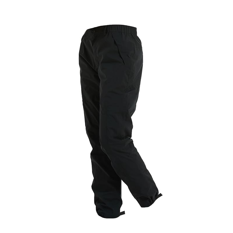 Rain Golf Pants Water Pressure Rain Water Repellent Mountain Black [Arashiyama] Women's Pants, [Waterproof Pants, Resistance 10,000mmh2o, Breathable,