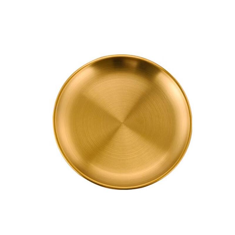 Diruien Commercial Frosted 201 Stainless Steel Round Plates