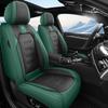 Fundas de Asiento Transpirables de 5 Plazas / Cubierta Completa de Cuero PU / Acolchado Estéreo Lateral para Mayor Comodidad / Protectores de Asiento para Todas las Estaciones / Cuidado del Interior