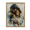 Poster Warmth of the Holy Family Poster Warmth of the Holy Family, 70X100 Cm, Dark Brown Wooden Frame, 230 Gsm Matte Paper