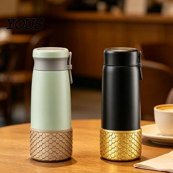 Ice Cup Base Protector Silicone Boot, Fish Scale Pattern Decor, Soft Elastic Water Bottle Tumbler Accessories for Travel Protective Sleeve, Anti-Slip