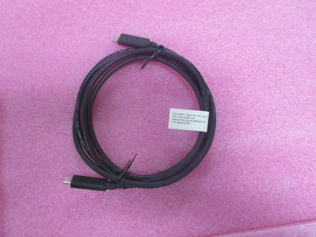 Hp Usb 3.1 Gen1 Cm-Cm 20V/5A 1.8M, L42425-001