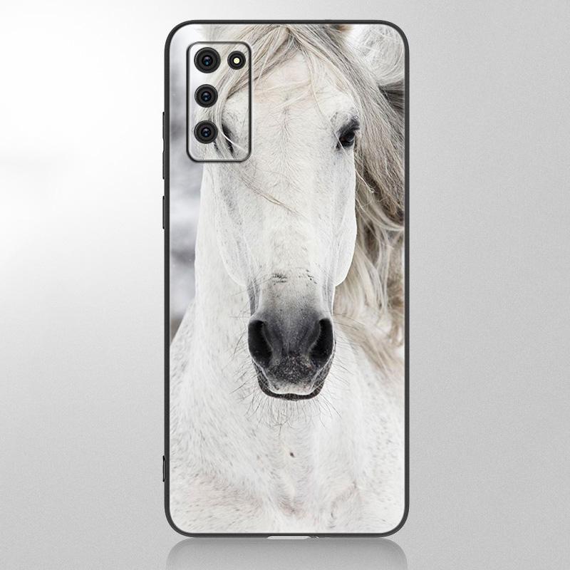 

Чехол для телефона «Лошади бегут» для Samsung Galaxy A12 A02S A22 A32 A52 A72 A71 A51 A41 A31 A21 A11 A50 A70 A10S A20S, черный мягкий чехол Samsung A41