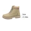 Autumn and winter new pink Martin boots for women, casual shoe size pu leather women's short boots versatile women's shoes
