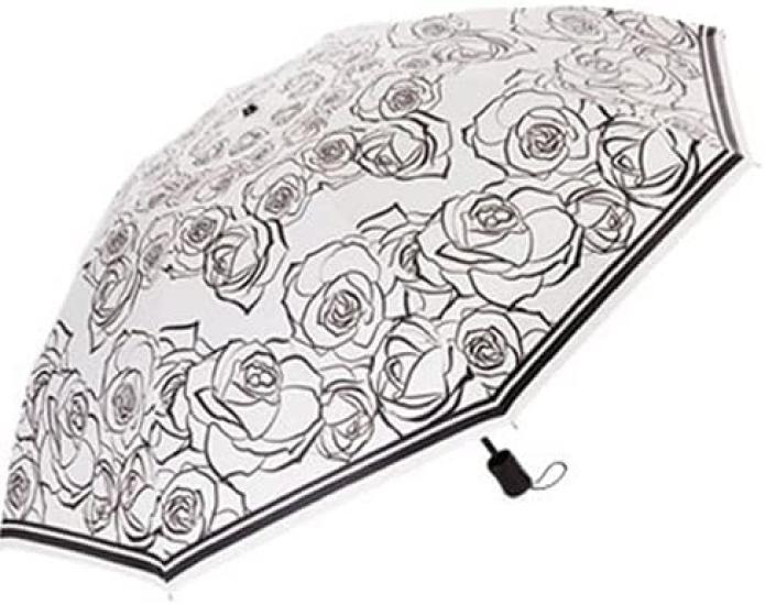 

Складной солнцезащитный козырек от солнца и дождя, одинарный зонт ~Fortuna~, белый, [1 шт.]