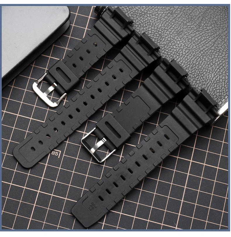 For Casio G-SHOCK GW-M5610 DW5600 DW5700 DW6900 Smart Watch Waterproof Watchbands  Man Sport Silicone Small Square Resin Strap