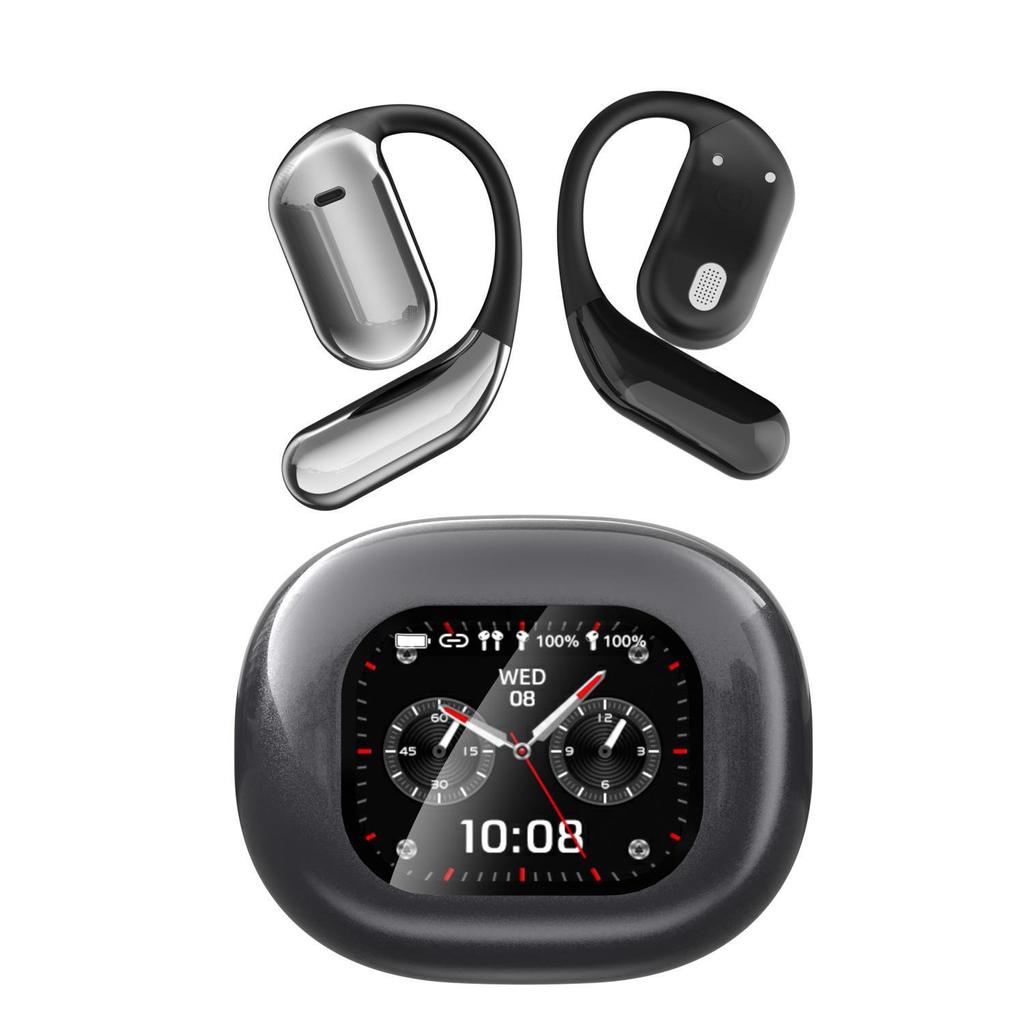Ear-hook Color Screen Bluetooth Headset with Noise Reduction and Long Battery Life