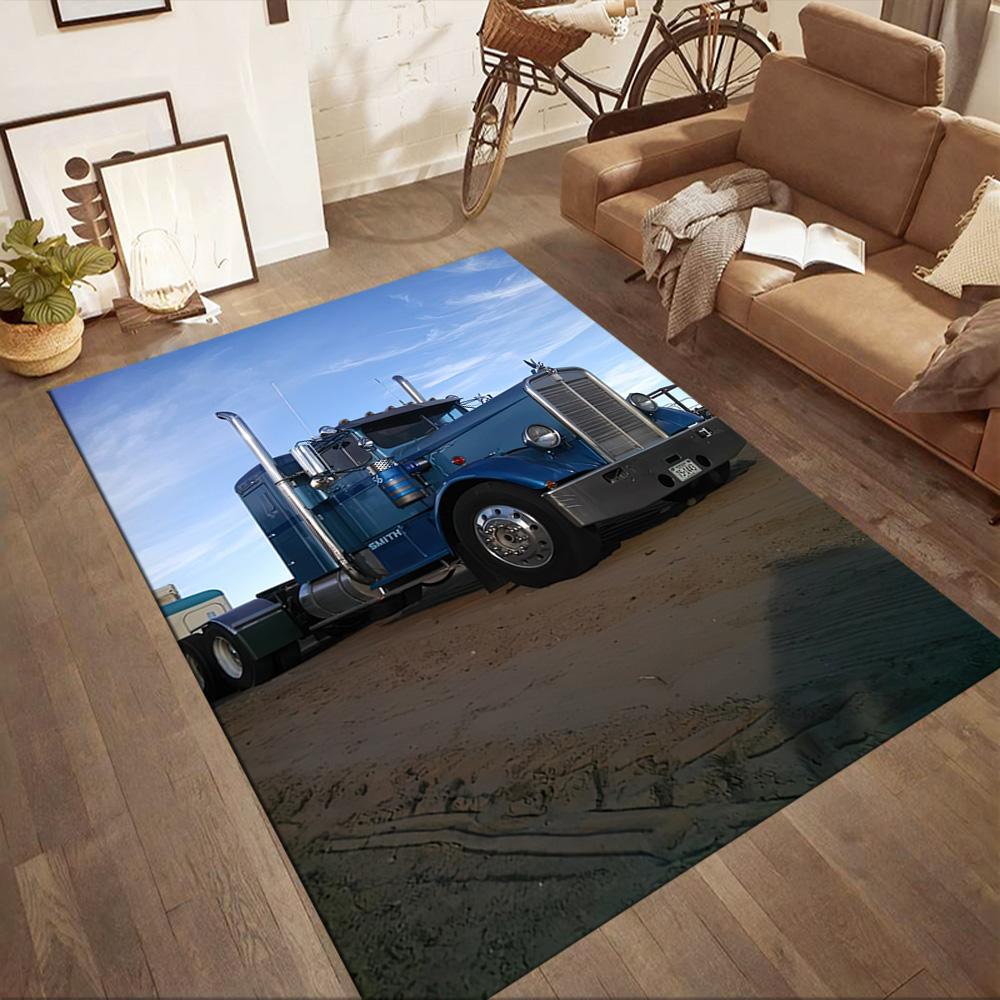 Kw Heavy Trucks Area Rug Perfect For Living Rooms Decorate Room Dormitory Study Room Antislip Carpet Anime Office Decor