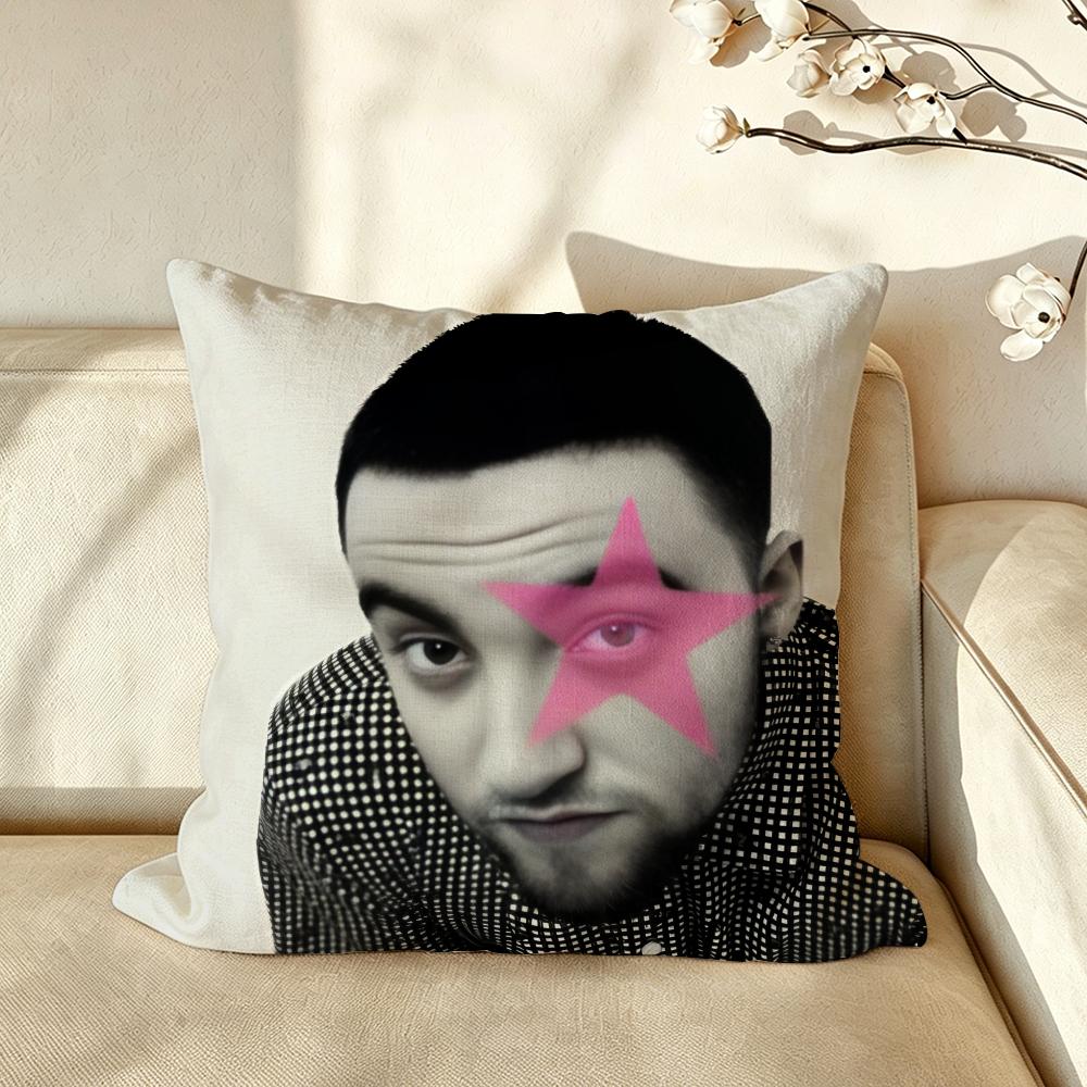 Music MMac MMiller Cushion Cover Pillow Case Antidustmite Pillowcase Silky Short Plush Sofa Cushion Cover hot