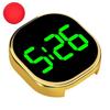 Car Clock Luminous Automotive Electronic Clock Internal Stick-On Digital Watch with Touch Switch Large LED Display Auto Ornament