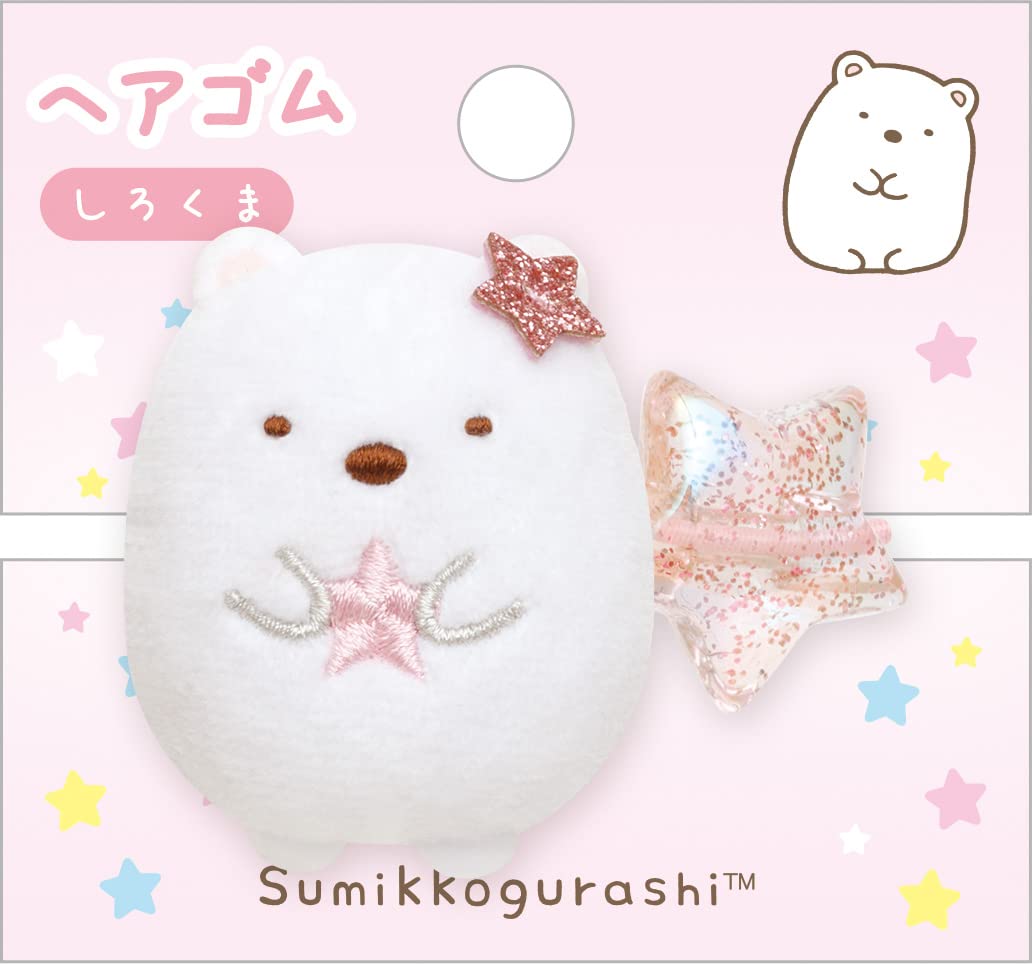 San-X Sumikkogurashi Смешанный персонаж Резинка для волос Белый медведь FE34701