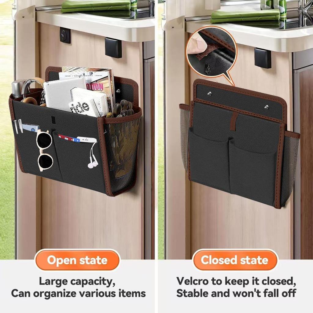 Wall-Mounted Fabric Shoe and Sundries Organizer