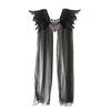 Victorian Lace Collar Gothic Feather Shrug Cape Shawl Shoulder Wrap Halloween Cosplay Costumes Feather Shawl Cape Gifts