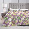 Colorful Easter Egg Pattern Blanket Quality Warm Soft  Throw Blanket Spring Girls Boys Home Decor Comfortable Bedspread