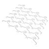 24Pcs Silver Brick Clamps Opening 2.08 In Brick Wall Hangers  for Holiday Decorations