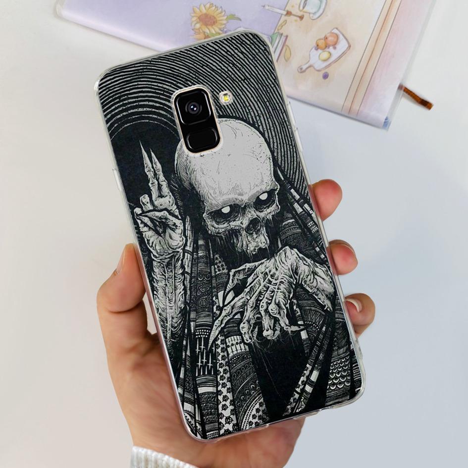 For Samsung A8 2018 Case A8 Plus Cover SM-A530F SM-A730F Fundas Fashion Butterfly Marble Soft Bumper For Samsung A8+ 2018 Hoesje