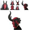 Máscara de Látex de Hellboy Para Halloween y Navidad Fiesta de Disfraces de Terror Decoración