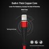 Câble de chargeur USB pour iPhone15 14 13 12 11 Pro X XR XS Max 5 6 s 6s 7 8 Plus, charge rapide, fil Long et court, cordon de données pour téléphone, 3m