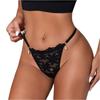 Women's Panties Lace Low Waist Sexy Thong Underwear  Solid Color Briefs Bikini G-String Ladies Lingerie