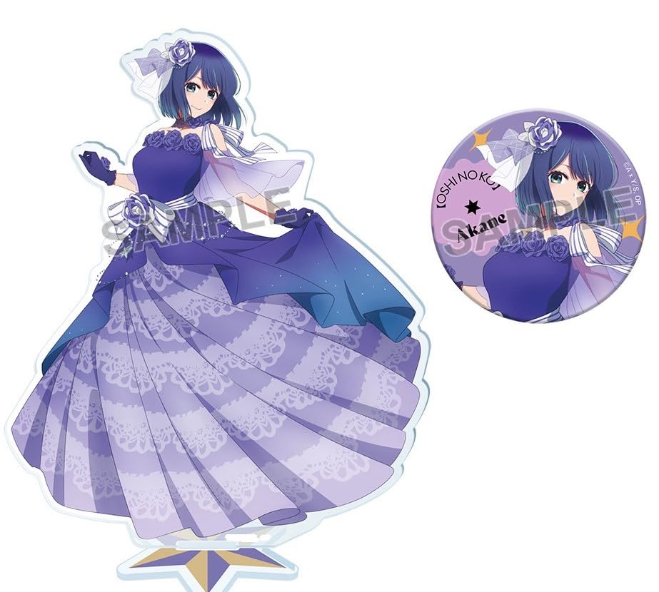 

Акриловая подставка и набор значков Акане Курокава [Выставка Oshi no Ko -Ложь и Любовь-] Лимитированное издание Официальный мерч Oshi no Ko