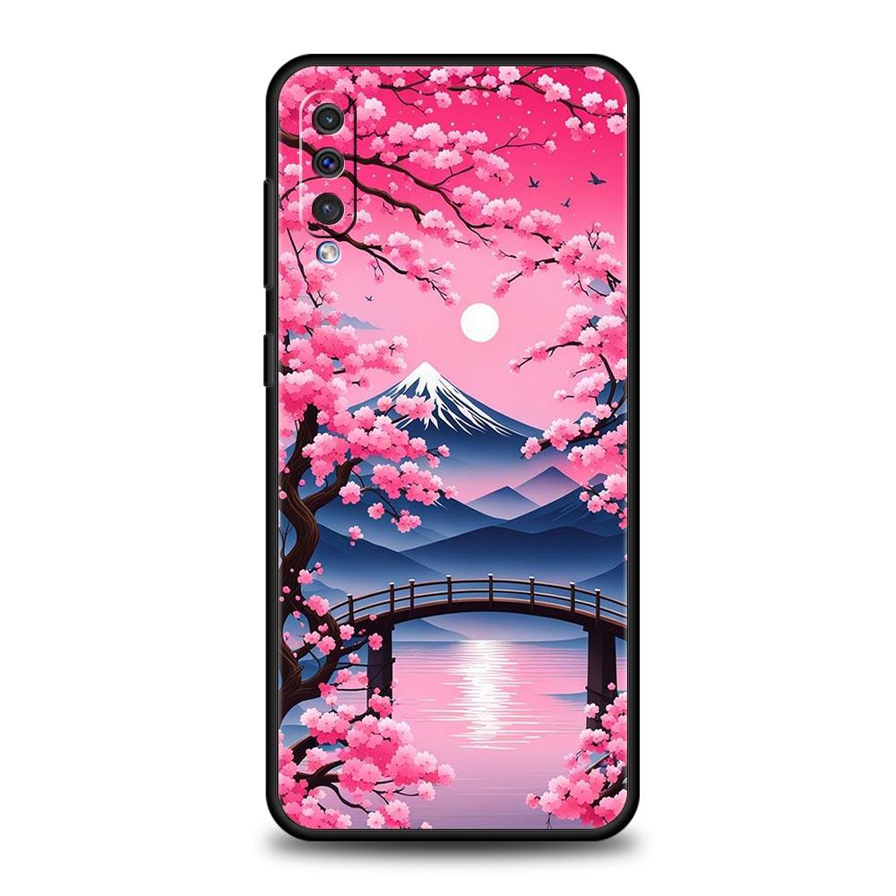 Frühlingskirschblüten Handyhülle Für Samsung Galaxy A56 A36 A26 A34 A17 A16 A06 A14 A12 A54 A72 A24 A22 A52 A50 A40 A32 Cover