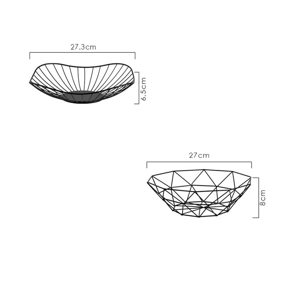 Household Kitchen Tool Food Container Storage Tray Dessert Plate Fruit Cake  Basket Snack Nut Trays