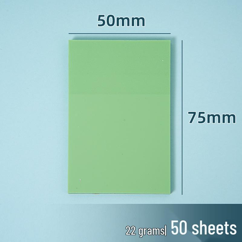 Transparent Colored PET Sticky Notes - Reusable, See-Through, Fluorescent Index Stickers