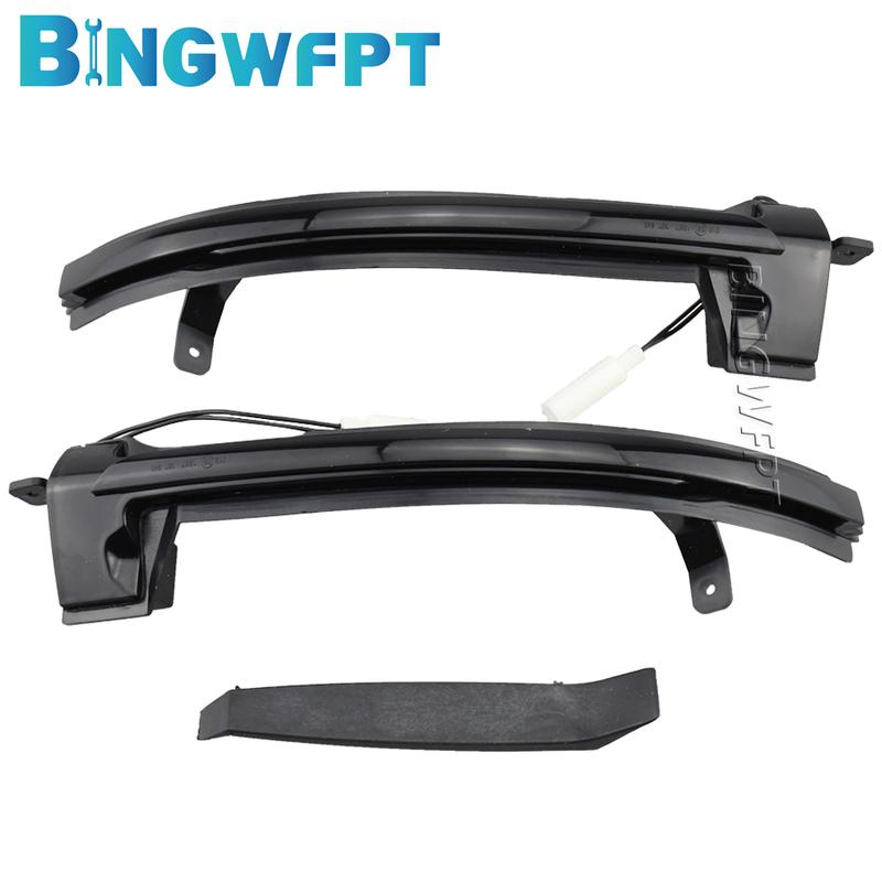 Side Sequential Turn Signal Lamp For VW Volkswagen Touareg II MK2 7P 2010 2011 2012 - 2018 LED Dynamic Mirror Blinker Light