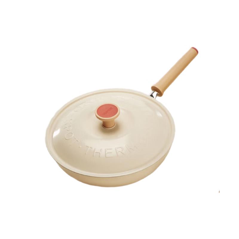 Supor 28cm 316 Stainless Steel Thermo-Spot Stir-fry Pan