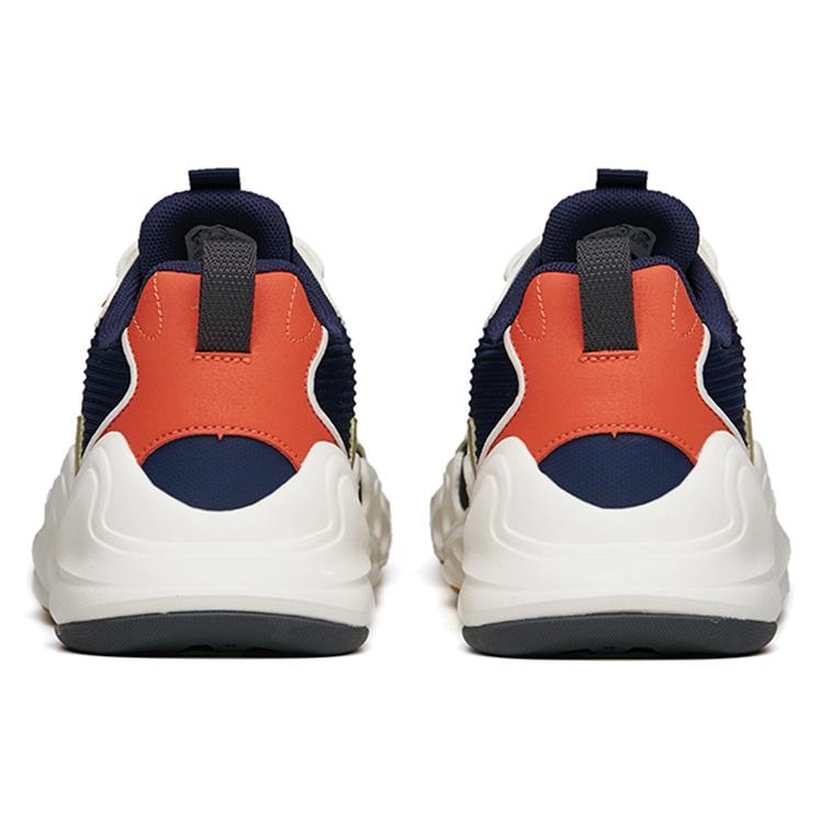 New Anta Life Collection Cushioning Anti-Slip And Wear-Resistant Low-Top Sports Casual Shoes Men's White Blue Gray 112218883-4