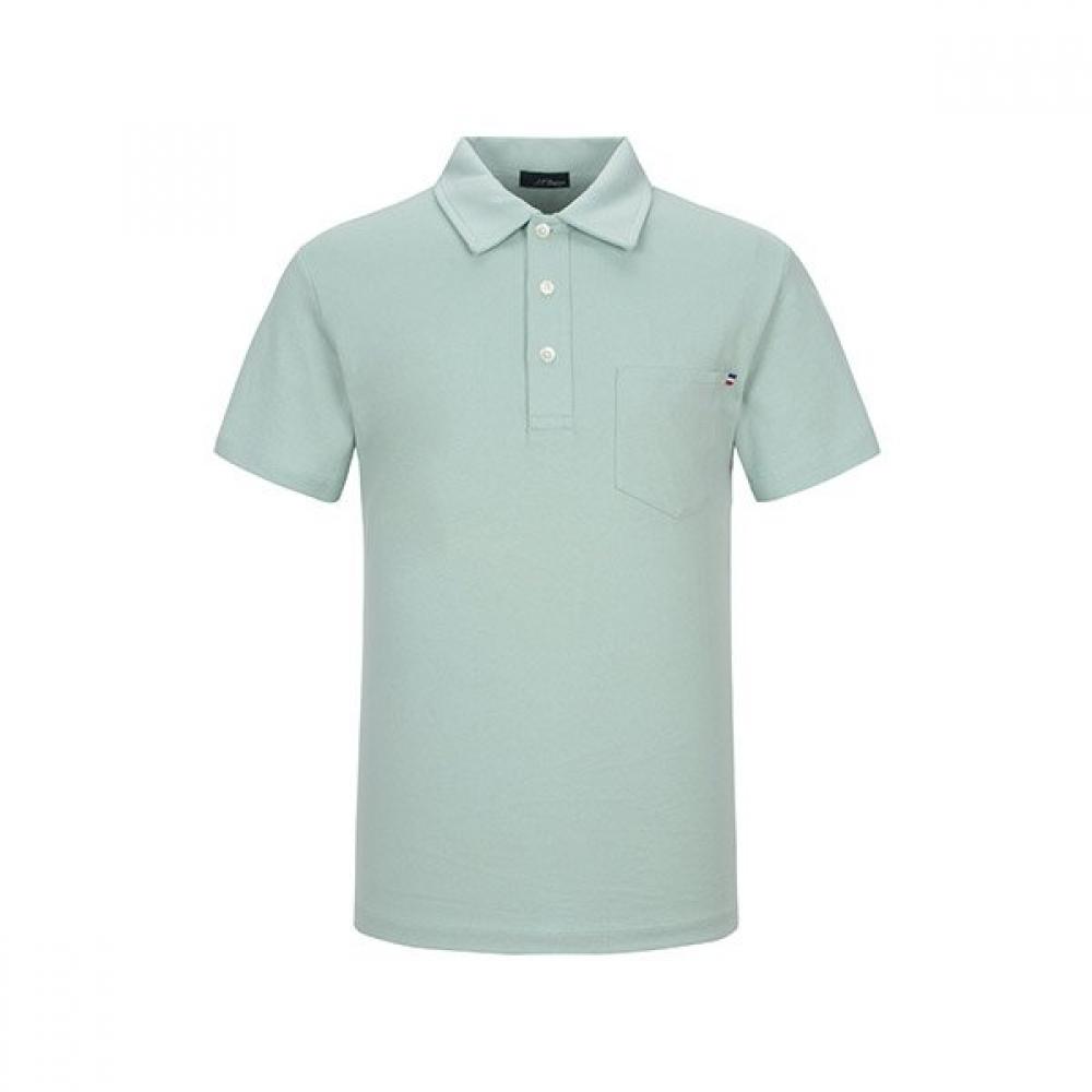 S.t. Dupont Short Sleeve Pocket Polo Blue De2smdd6a219d72 04(105)