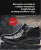 Men's Winter High-Top Leather Boots: Velvet-Lined, Non-Slip, Casual/Formal Style