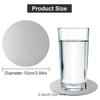 Set di Supporti per Sottobicchieri 6 Pezzi Supporto per Tazza in Acciaio Inossidabile Tappetino Antiscivolo Termoisolante per Ciotola