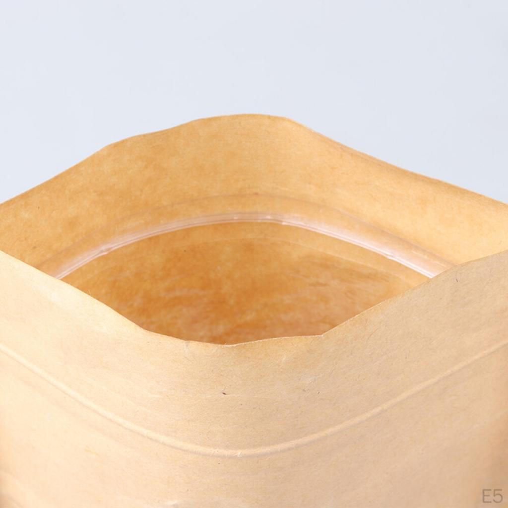 Kraft Paper Bags with Window for Food Storage
