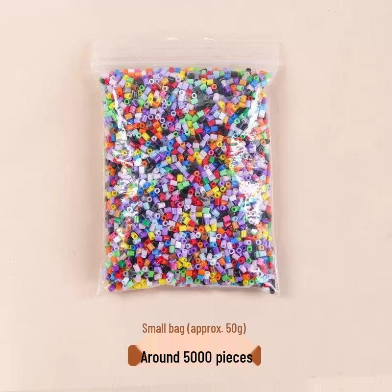 Mixed Beads Refill Pack: 10,000 High-Quality 2.6mm Fused Beads for Handmade Educational Toys Basic Pack
