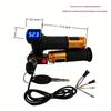 Blue Screen Electric Vehicle Throttle Grip with Reverse Voltage Display