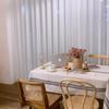 Leinen Quattro Streifen Wasserdichte Tischdecke 4 Personen M