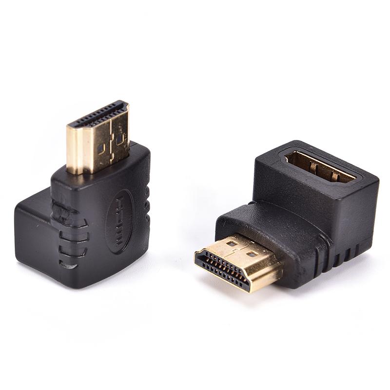 90 270 Degree Right Angle Angled Hdmi Adapter Connector Male To Female