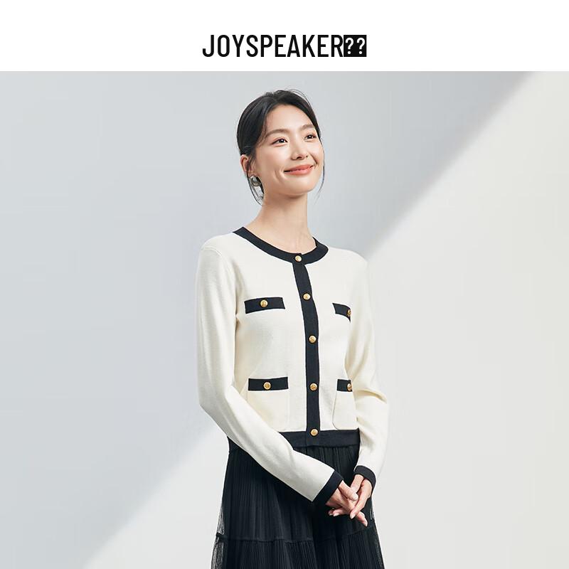 

JOY SPEAKER Women s Little Fragrance Style Knit Short Cardigan S