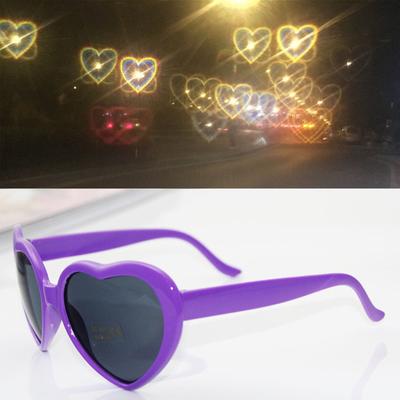 Eyeglasses Change To Heart Shape Sunglasses Fashion Eyewear Love Glasses Heart Shaped Effects Fashion High Quality Women Men  Accessories