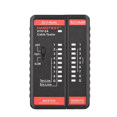 HABOTEST HT812A Network Cable Tester Wire Tracker Telephone Line Test Meter Telephone & Network