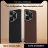 Pour Huawei Honor 400 Pro Coque Luxe Cuir Litchi Skin Coque Arrière Protectrice Pour Honor 400 400Pro Version Globale Coque