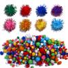 10-35g Glitter Soft Pompom Colorful Fluffy Plush Balls For DIY Handmade Home Party Christmas Hats Tree Decoration Accessories