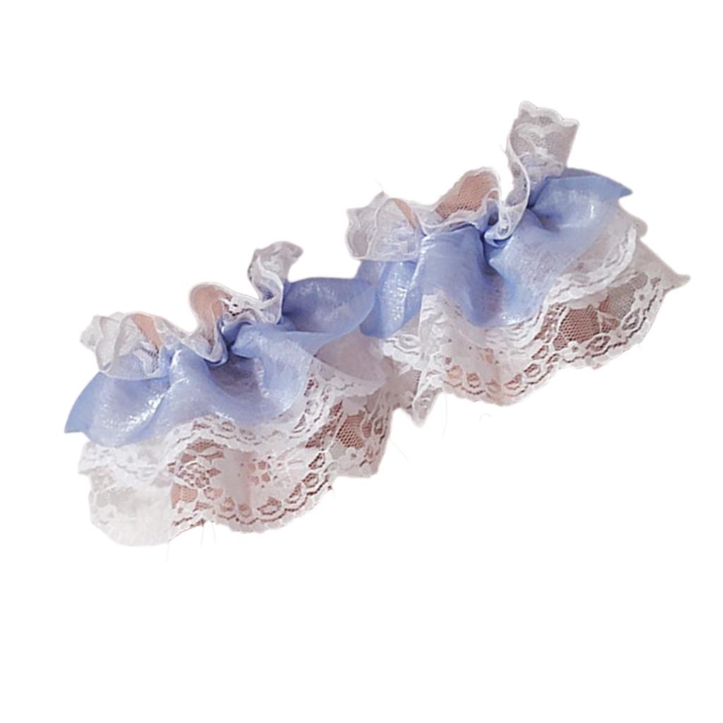 Japanese Maid Wrist Cuffs Lace Short Hand Sleeves for Wrist Coverage and Elegant Anime Outfit Dressingup Accessories