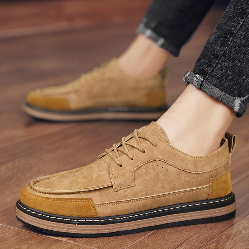 МодаМужская повседневная обувьМокасины в британском стилеБлэйс из натуральной — фото 7